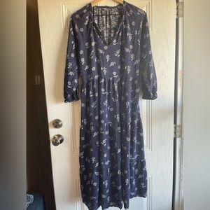 Old Navy Floral Blue Dress